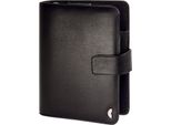 Chronoplan 50107 Raccoglitore Ad Anelli "Beginner"" - A5, 19 X 24 Cm, Pelle Finta, Nero"