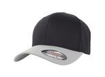 Flexfit 6277T | Flexfit Wooly Combed 2-Tone Cap, Materiale Resistente Alle Intemperie - Colore: Nero/Argento - Taglia: L/Xl