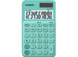 Casio® SL-310UC-GN Calcolatrice Tascabile A Energia Solare/Batteria, 10 Cifre, Display Lc, Verde Chiaro(S)