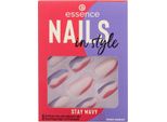 Essence Cosmetics Nails In Style UñAs Artificiales Stay Wavy 12 U