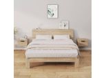 The Living Store Comodini A Parete 2 Pezzi Rovere Sonoma 34X30X20 Cm