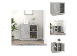 Vidaxl Credenza In Cemento Bianco 80X40X75 Cm - Credenze