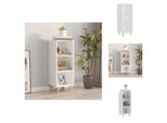 Vidaxl Credenza Bianca 34,5X32,5X90 Cm Materiale A Base Di Legno - Credenze