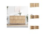 Vidaxl Credenze 2 Pezzi In Legno Sonoma-Quercia - Credenze