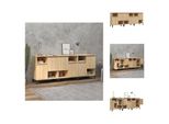 Vidaxl Credenze 3 Pezzi Rovere Sonoma 60X35X70 Cm Materiale A Base Di Legno - Credenze