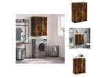 Vidaxl Armadio A Muro In Rovere Fumé 69,5X34X90 Cm - Credenze