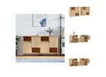 Vidaxl Credenze 2 Pezzi In Legno Sonoma-Quercia - Credenze