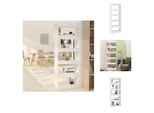 Vidaxl Libreria/Divisorio Bianco 60X30X166 Cm In Legno - Librerie E Scaffali