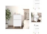 Vidaxl Comodino Bianco 40X35X70 Cm - Comodini
