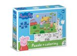 Dodo Peppa Pig Puzzle Bifacciale: Nell'hü Tte 60 Pezzi