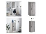 Vidaxl Armadio A Muro Grigio Sonoma 34,5X34X90 Cm Materiale Legno - Armadio A Muro - Armadio A Muro - Armadio - Armadio Portaoggetti