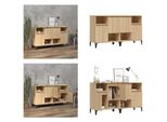 Vidaxl Credenze 2 Pezzi Rovere Sonoma 60X35X70 Cm Materiale A Base Di Legno - Credenza - Credenze - Armadio - Armadio Portaoggetti