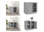 Vidaxl Credenza Grau Sonoma 80X40X75 Cm - Credenza - Credenze - Schrank - Lagerschrank