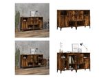 Vidaxl Credenze 2 Pz. Rovere Affumicato 60X35X70 Cm - Credenza - Credenza - Armadio - Armadio Portaoggetti