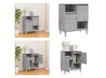 Vidaxl Credenza Grigio Cemento 60X35X70 Cm In Legno - Credenza - Credenza - Armadio - Armadio Portaoggetti