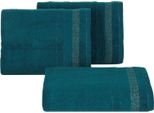 Asciugamano April 11 30X50 Cm Turchese, Cotone, Bordi Lucidi