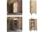 Vidaxl Credenza In Rovere Sonoma 34,5X34X90 Cm - Credenza - Credenze - Armadio - Armadio Portaoggetti