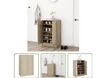 The Living Store Scarpiera Rovere Sonoma 60X35X92 Cm Materiale Legno