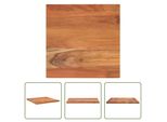 The Living Store Piano D'appoggio 40X40X3,8 Cm Quadrato In Legno Massiccio Di Acacia