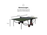 Pegasi Tischtennisplatte 800 - Outdoor Spiele - Wetterfest - Tischtennisplatte Outdoor Klappbar - Original Tischtennistisch - Faltbare Tischtennisplatte - Tischtennis - Grün