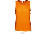 Sols 11465 | Canotta Da Uomo Justin - Colore: Arancione - Taglia: Xl