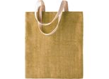 Kimood Borsa Da Donna In Iuta RW5616 (Taglia Unica) (Natura/Verde)