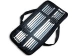 Bayli 12 X Spiedini Da Barbecue In Acciaio Inox Con Borsa | Spiedini Shashlik Da 40 Cm | Shampura Inox | Spiedini Di Carne Per Falò | Griglia Shashlik | Grigliate Bbq | Accessori Per Grigliate Kebab Per Mangal