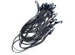 9 X 65Cm Tensore Per Bagagli Per Bicicletta | Set Di Cinghie Per Portapacchi | Tensore Per Portapacchi Per Bicicletta | Cinghia Per Bagagli Con 2 Ganci | Tensore Per Bagagli Bianco-Nero - Cinghia Per Bicicletta Con Corda Di Espansione Per Il Fissaggio Del Carico