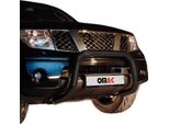 Barra Di Protezione Del Paraurti Anteriore In Acciaio Per Nissan Navara 2010-2015 Con Abe Nero