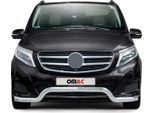 Barra Di Protezione Del Paraurti Anteriore Per Mercedes Classe 2014-2025 Acciaio Basso Abe Argento
