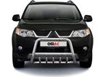 Barra Di Protezione Paraurti Anteriore Per Mitsubishi Outlander 2007-2010 In Acciaio Abe Silver