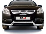 Barra Di Protezione Del Paraurti Anteriore Per Nissan Qashqai +2 2007-2010 In Acciaio Abe Silver