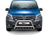 Barra Di Protezione Paraurti Anteriore Per Mercedes Vito W447 2014-2025 Acciaio Abe Argento