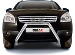 Barra Di Protezione Del Paraurti Anteriore Per Nissan Qashqai 2007-2010 Con Abe Acciaio Argento