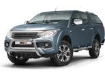 Protezione Paraurti Anteriore Per Fiat Fullback 2015-2021 Acciaio Abe Argento