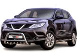 Barra Di Protezione Del Paraurti Anteriore Per Nissan Qashqai 2013-2017 Abe Protezione Paraurti Argento