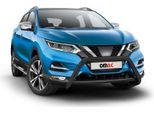 Barra Di Protezione Del Paraurti Anteriore Per Nissan Qashqai 2017-2021 Con Abe Acciaio Nero