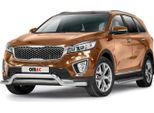 Protezione Paraurti Anteriore Per Kia Sorento 2015-2018 In Acciaio Abe Silver