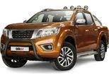 Barra Di Protezione Paraurti Anteriore Per Nissan Navara NP300 2015-2025 Acciaio Abe Nero