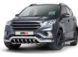 Protezione Paraurti Anteriore Per Ford Kuga 2017-2025 Con Abe Acciaio Argento