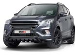 Protezione Paraurti Anteriore Protezione Paraurti Anteriore Per Ford Kuga 2017-2025 Con Abe Acciaio Nero