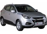 Barra Di Protezione Paraurti Anteriore Per Hyundai Ix35 2009-2015 ø63Mm Acciaio Protezione Argento