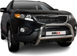 Protezione Paraurti Anteriore Per Kia Sorento 2010-2012 Acciaio Abe Argento