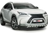Barra Di Protezione Del Paraurti Anteriore Per Lexus Nx 2014-2025 Con Abe In Acciaio Inox Argento