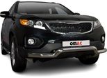 Protezione Paraurti Anteriore Per Kia Sorento 2010-2012 Acciaio Abe Argento
