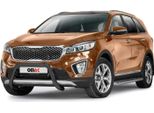 Barra Di Protezione Del Paraurti Anteriore Per Kia Sorento 2015-2018 Con Acciaio Abe Nero