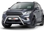 Barra Di Protezione Del Paraurti Anteriore Per Ford Kuga 2016-2019 Con Abe Acciaio Argento