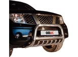 Barra Di Protezione Del Paraurti Anteriore Per Nissan Navara D40 2005-2015 Abe Protection Silver
