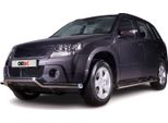Barra Di Protezione Paraurti Anteriore Per Suzuki Grand Vitara 2006-2015 Abe Acciaio Argento