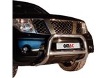 Barra Di Protezione Del Paraurti Anteriore Per Nissan Navara D40 2005-2015 Con Abe Acciaio Argento